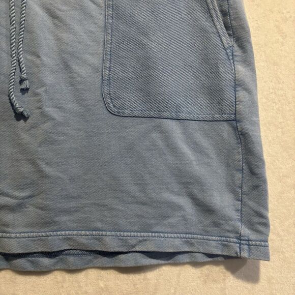 J. Jill Cotton Terry Tie-Waist Pull On Casual Skirt Light Powder Blue Size Large - Picture 5 of 16